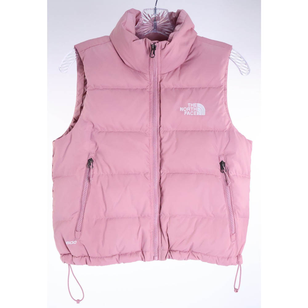 The North Face Womens Hydrenalite 600-Down Full Zip Puffer Vest XS Pink Read